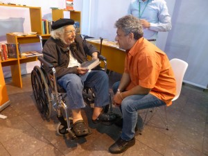 Ernesto Cardenal und NW im Gespräch
