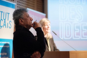 Najem Wali kurz vor seinem Abschlussvortrag  | Foto: Mudam Luxembourg